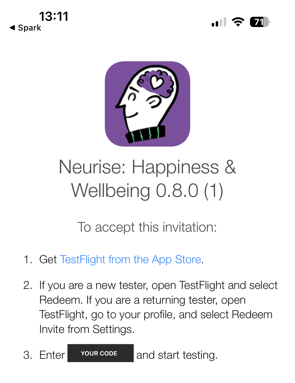 TestFlight Info